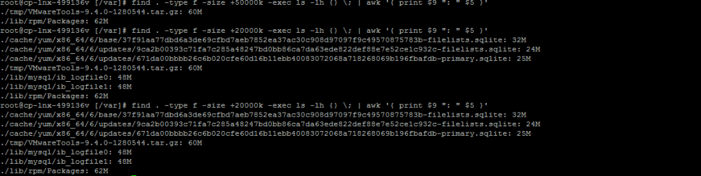 Find Large Files Linux Search Big Files Linux
