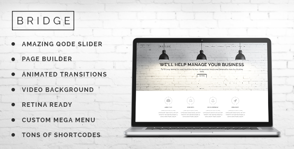 Bridge Creative WordPress theme